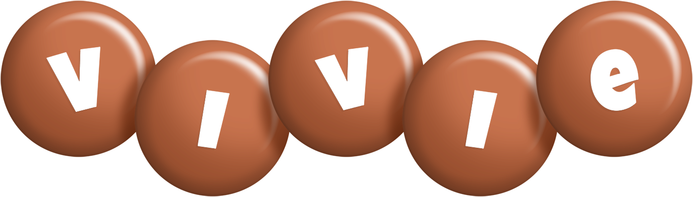 Vivie candy-brown logo
