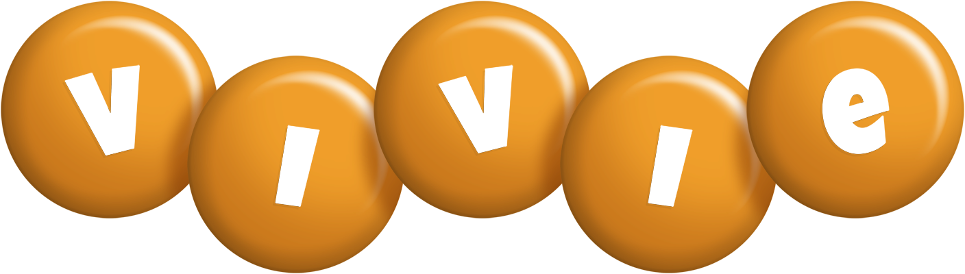 Vivie candy-orange logo