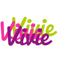 Vivie flowers logo