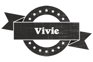 Vivie grunge logo