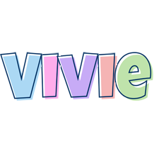 Vivie pastel logo