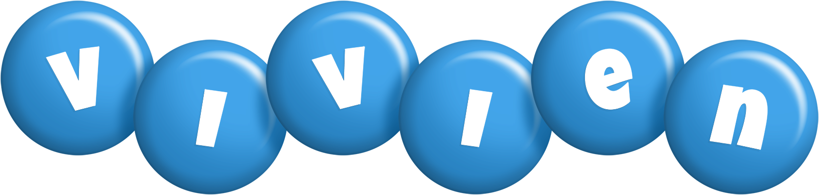 Vivien candy-blue logo