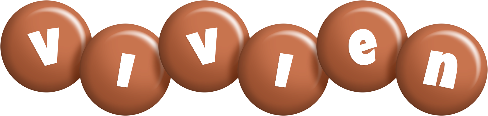 Vivien candy-brown logo