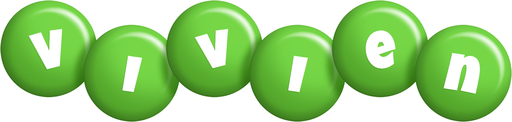 Vivien candy-green logo