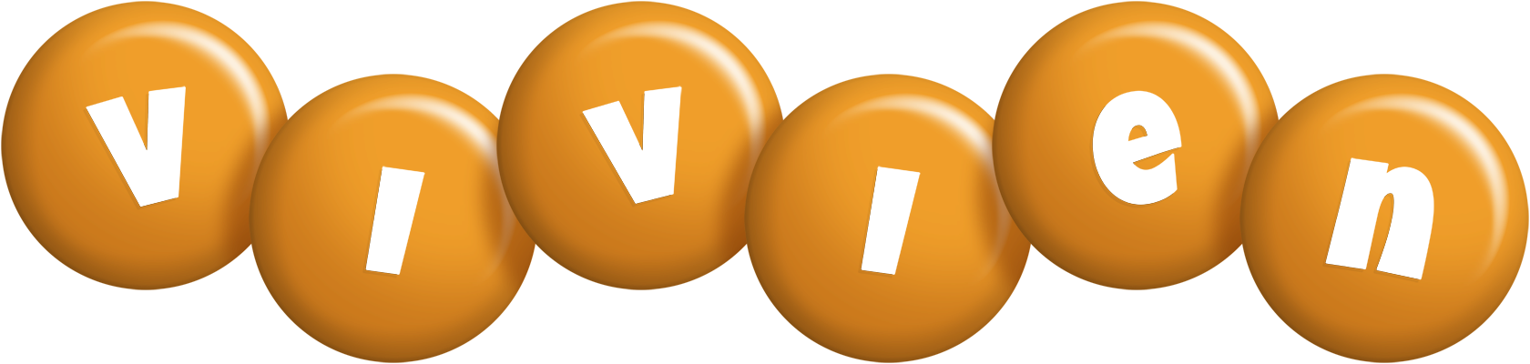 Vivien candy-orange logo