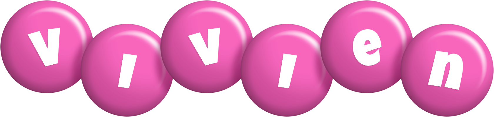 Vivien candy-pink logo