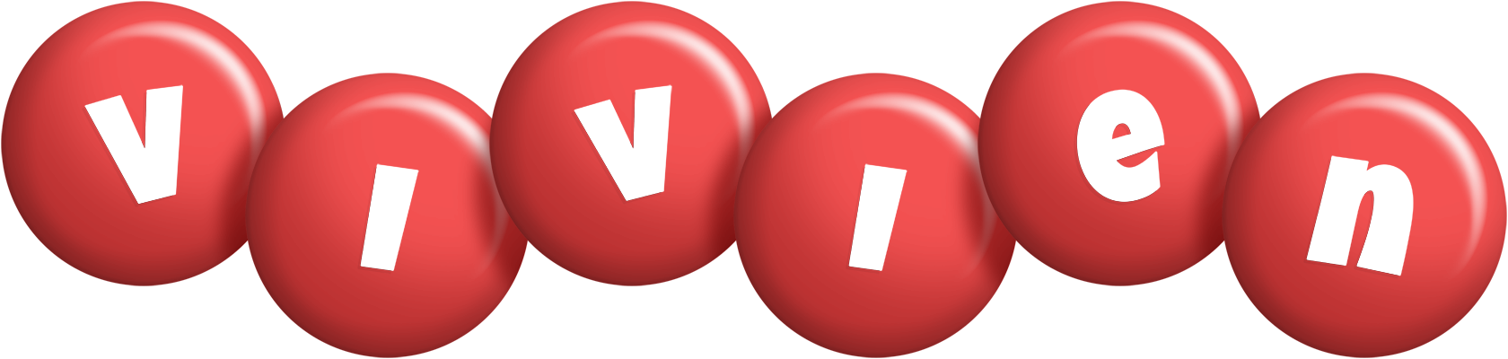 Vivien candy-red logo