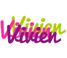 Vivien flowers logo