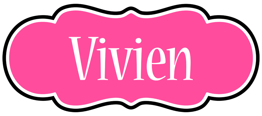 Vivien invitation logo