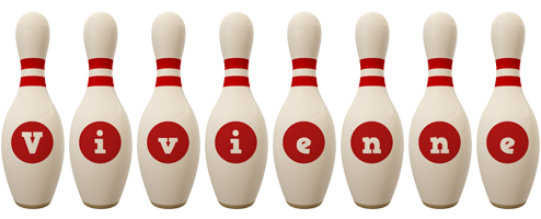 Vivienne bowling-pin logo