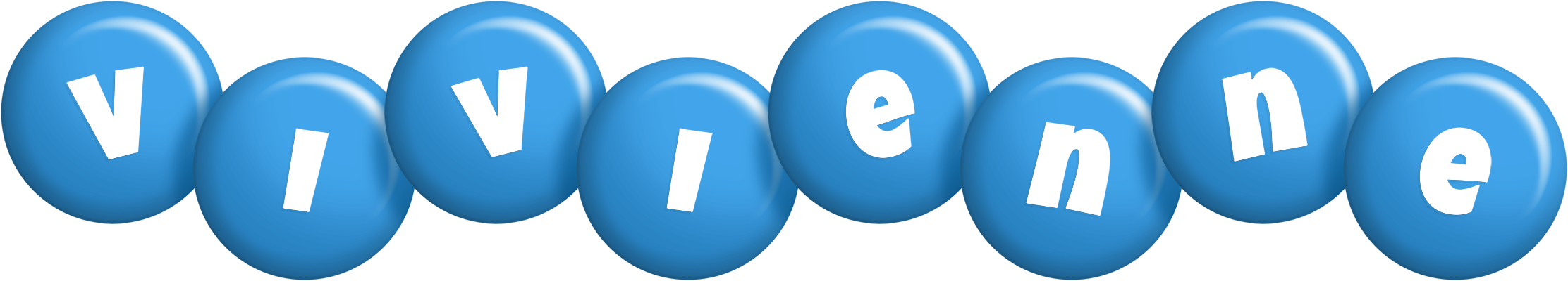 Vivienne candy-blue logo