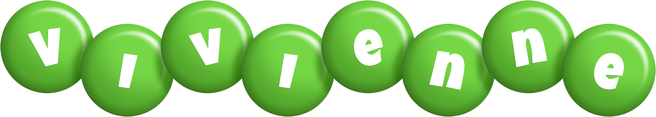 Vivienne candy-green logo