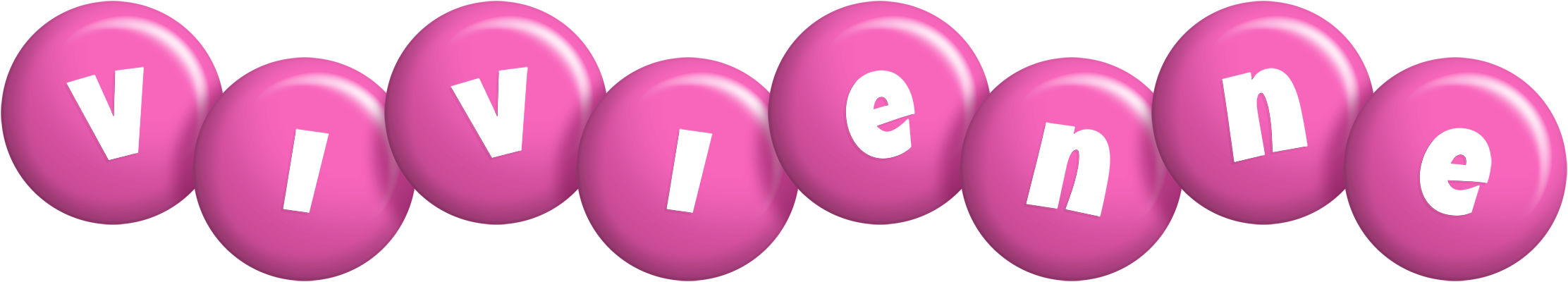 Vivienne candy-pink logo