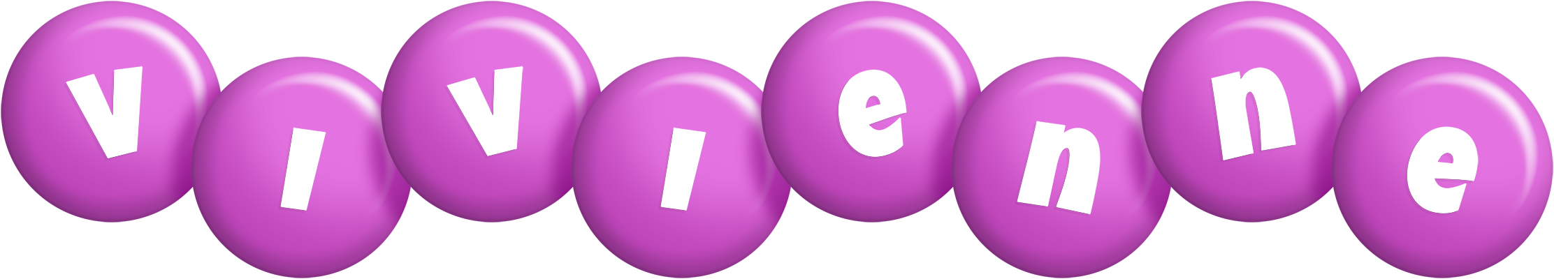 Vivienne candy-purple logo