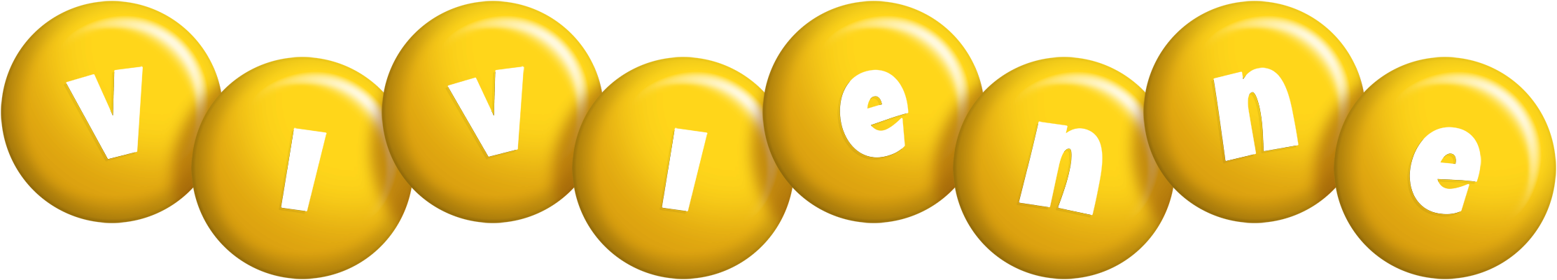 Vivienne candy-yellow logo