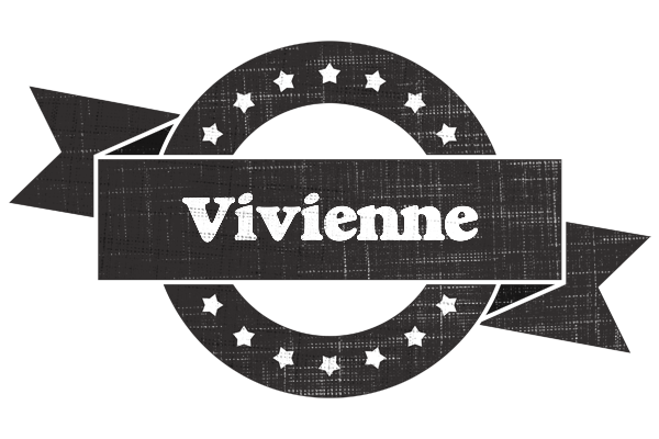 Vivienne grunge logo
