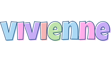 Vivienne pastel logo