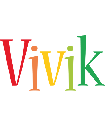 Vivik birthday logo