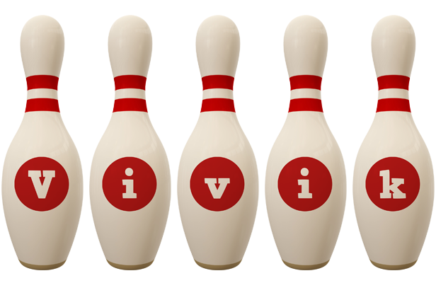 Vivik bowling-pin logo