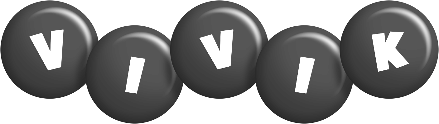 Vivik candy-black logo