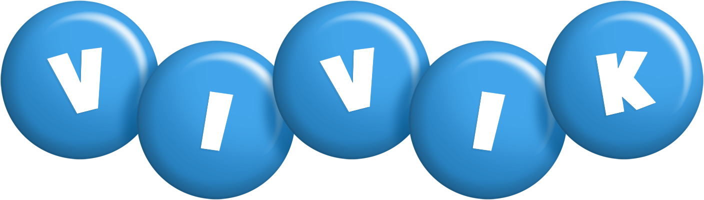 Vivik candy-blue logo