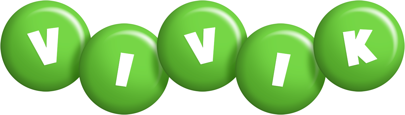 Vivik candy-green logo