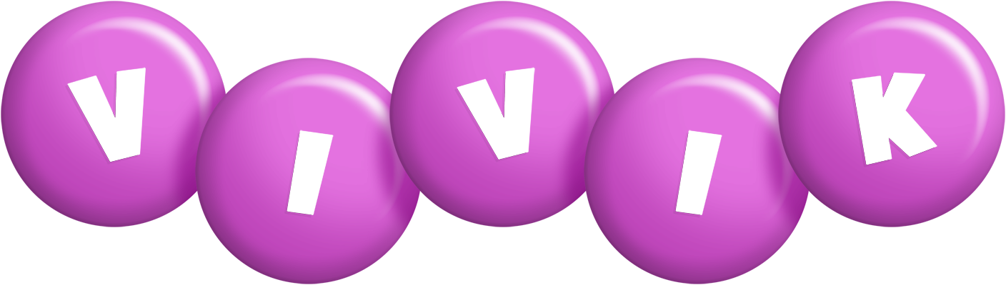 Vivik candy-purple logo