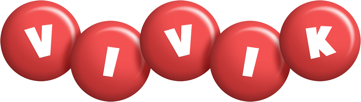 Vivik candy-red logo