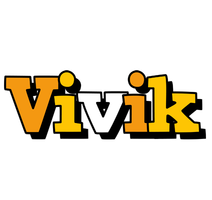 Vivik cartoon logo