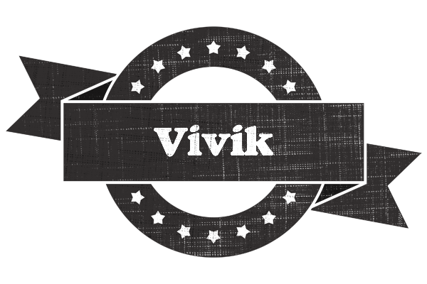 Vivik grunge logo