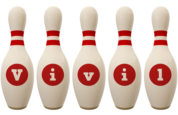 Vivil bowling-pin logo