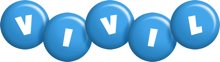 Vivil candy-blue logo