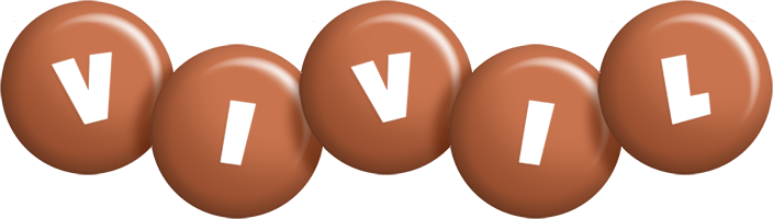 Vivil candy-brown logo