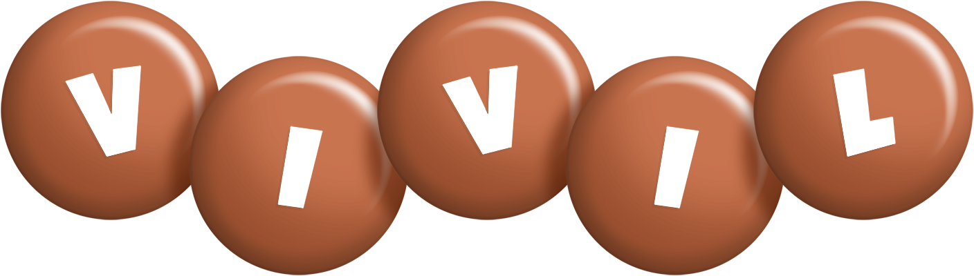 Vivil candy-brown logo
