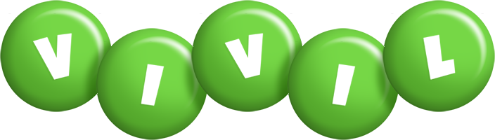 Vivil candy-green logo