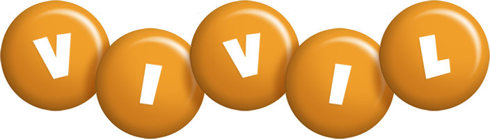 Vivil candy-orange logo