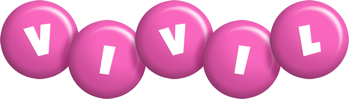 Vivil candy-pink logo