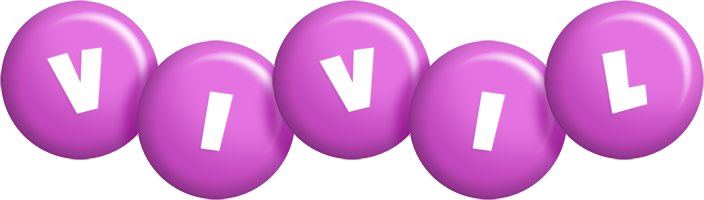 Vivil candy-purple logo