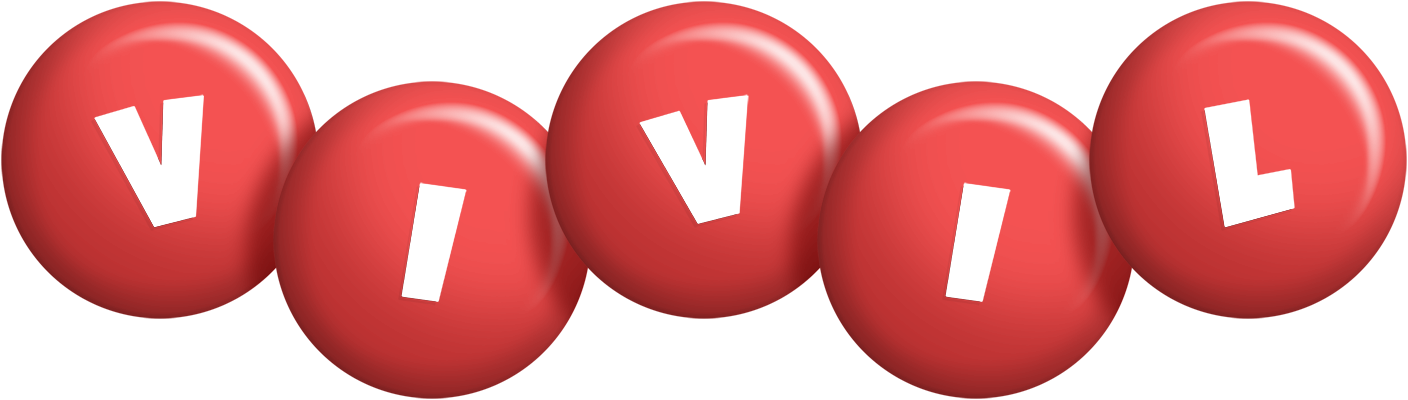 Vivil candy-red logo