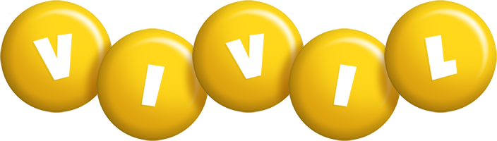 Vivil candy-yellow logo