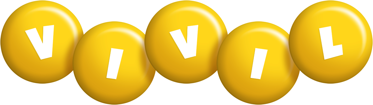Vivil candy-yellow logo