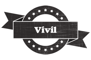 Vivil grunge logo