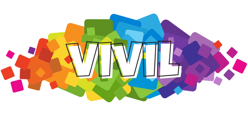 Vivil pixels logo