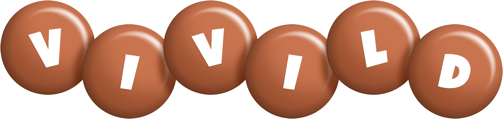 Vivild candy-brown logo