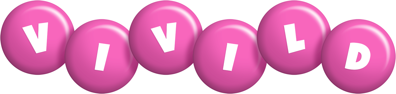 Vivild candy-pink logo