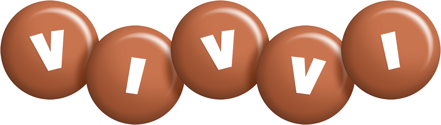 Vivvi candy-brown logo