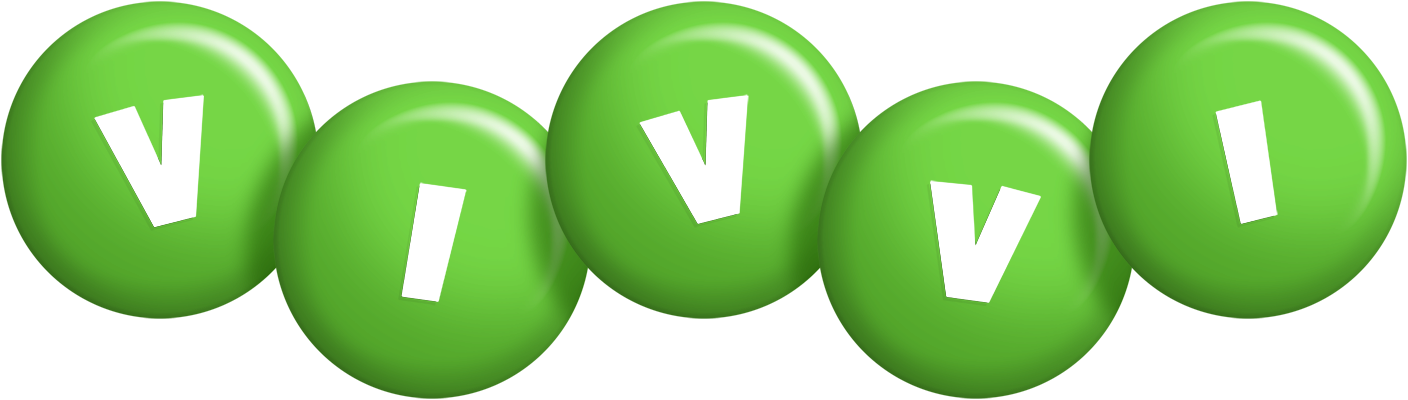Vivvi candy-green logo