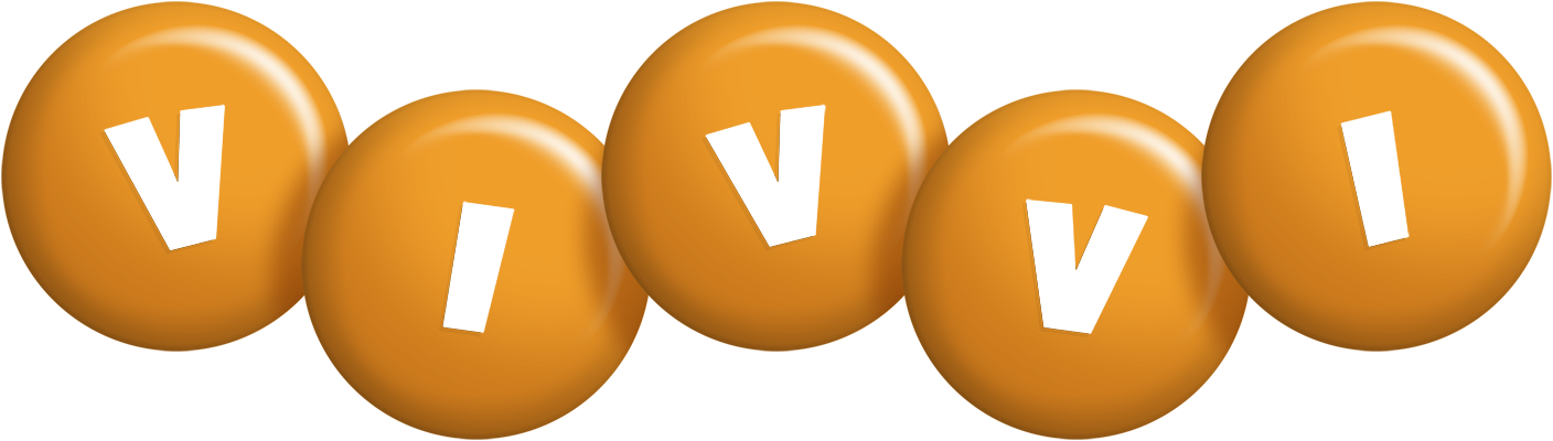Vivvi candy-orange logo