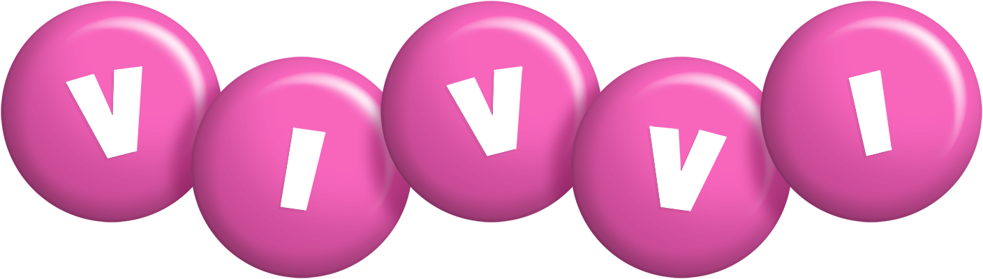 Vivvi candy-pink logo