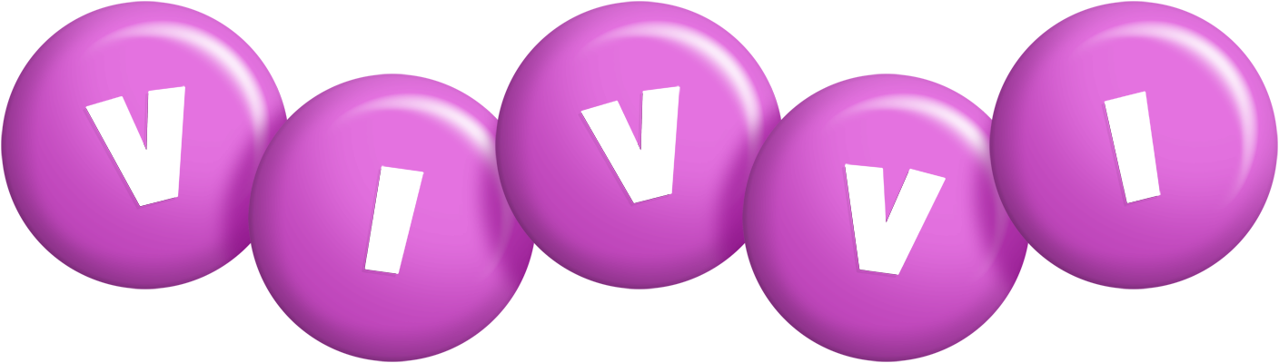 Vivvi candy-purple logo
